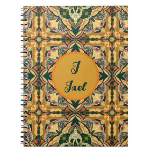Cuaderno Watercolor Azulejo Tile Español Personalizado