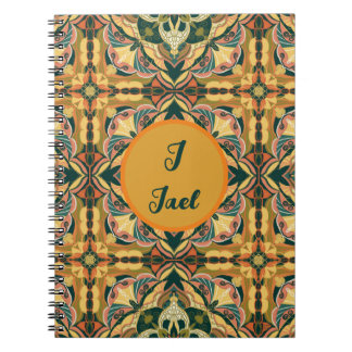 Cuaderno Watercolor Azulejo Tile Español Personalizado