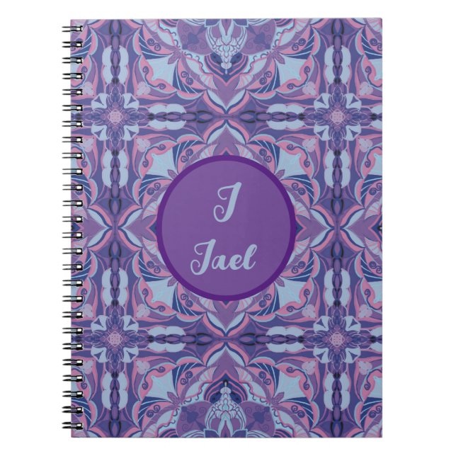 Cuaderno Watercolor Azulejo Violet Español (Frente)