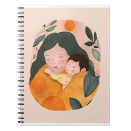 Cuaderno Watercolor Botanical Motherhood for Notebook Lover