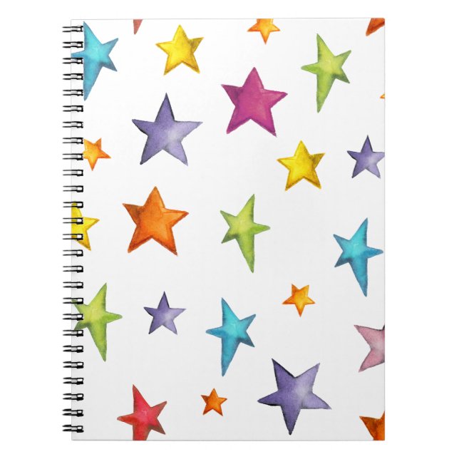 Cuaderno Watercolor color stars (Frente)