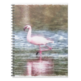 Cuaderno Watercolor de menos flamenco
