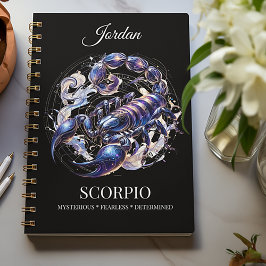 Cuaderno Watercolor de moda Scorpio Zodiac Journal