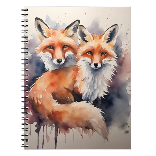 Cuaderno Watercolor Fox (Frente)