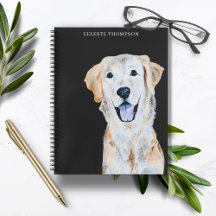 Watercolor Golden Retriever Dog Personalize