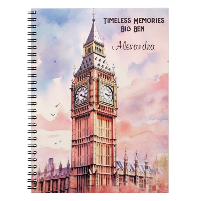 Cuaderno Watercolor Icónico Ciudad emblemática Londres Big  (Frente)