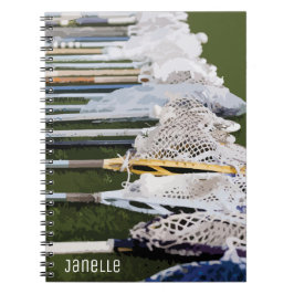 Cuaderno Watercolor Lacrosse Sticks