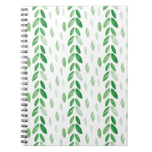 Cuaderno watercolor leaves
