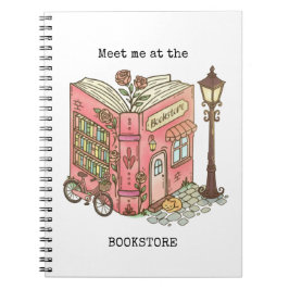 Cuaderno Watercolor Meet Me At the Bookstore Notebooks
