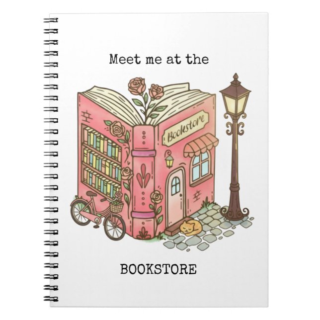 Cuaderno Watercolor Meet Me At the Bookstore Notebooks (Frente)