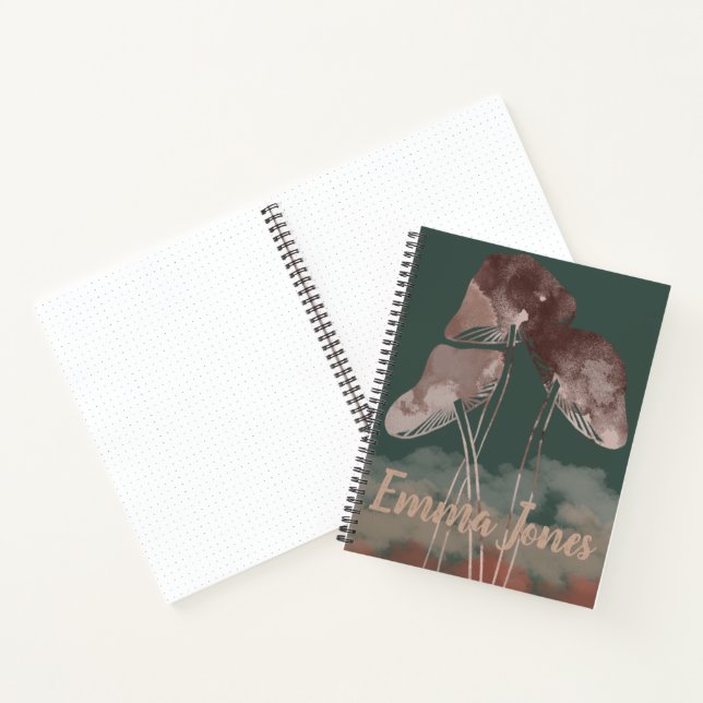 Cuaderno Watercolor Pastel Mushroom (Interior)