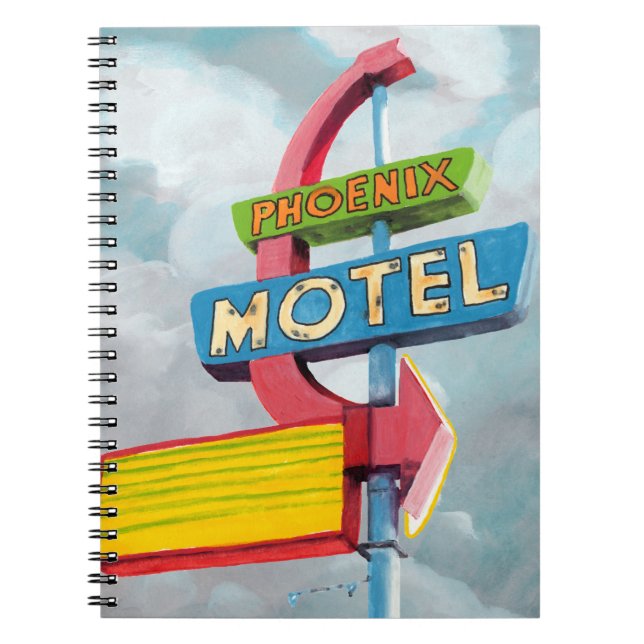 Cuaderno Watercolor Phoenix Motel (Frente)
