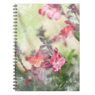Cuaderno Watercolor spring flowers