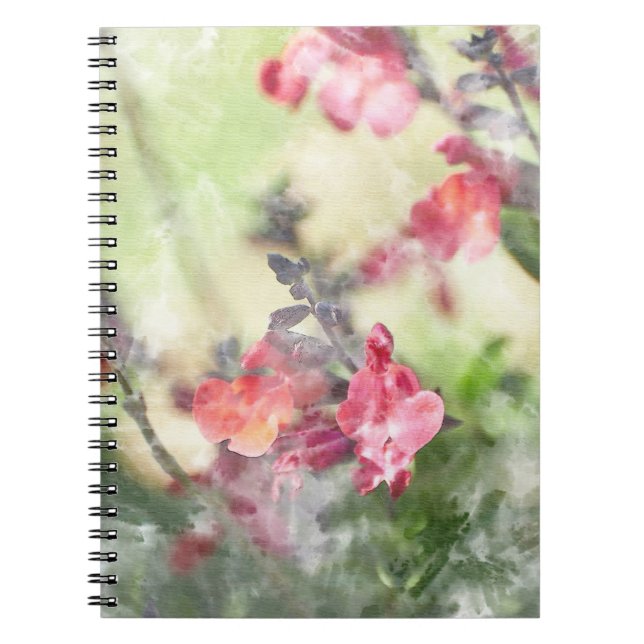 Cuaderno Watercolor spring flowers (Frente)