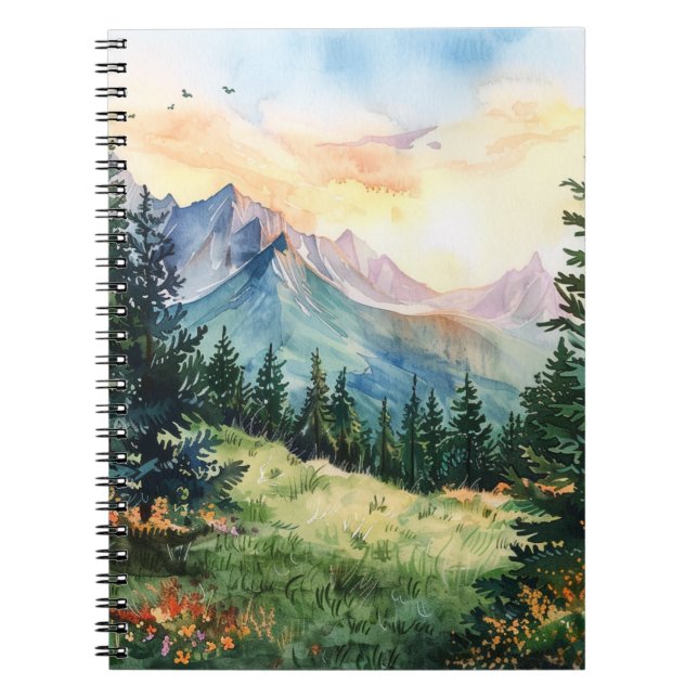 Cuaderno Watercolor Summer Mountain (Frente)