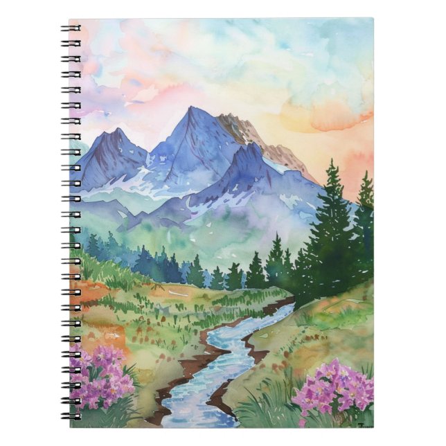 Cuaderno Watercolor Summer Mountain (Frente)