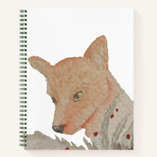 Cuaderno Watercolor Winter Woodland Fox