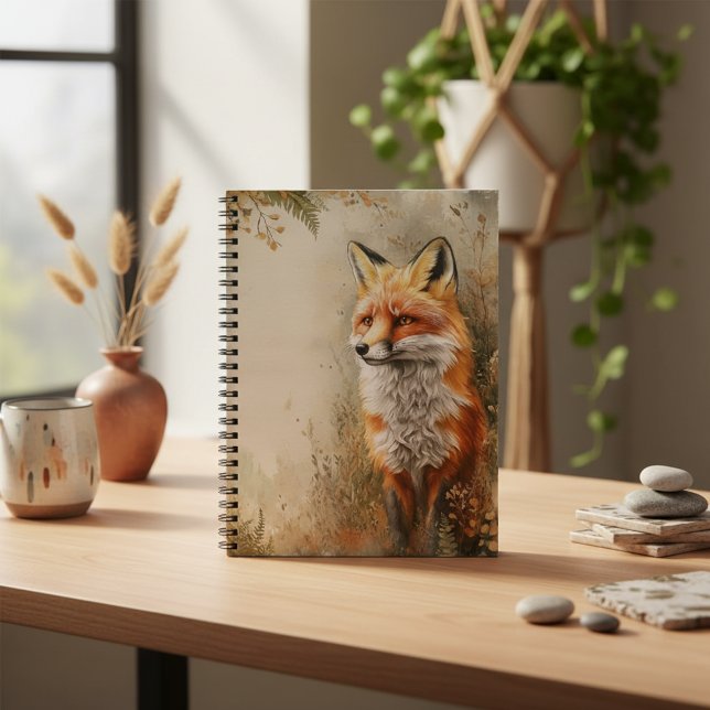 Cuaderno Watercolor Woodland Fox Nature  (Subido por el creador)