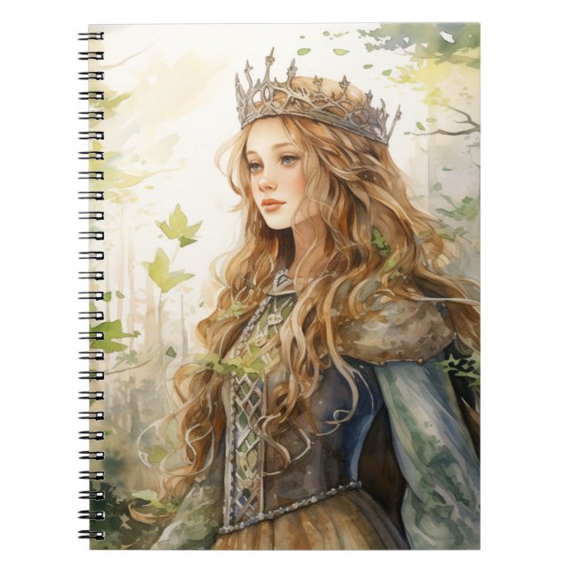 Cuaderno Watercolour Forest Princess (Frente)