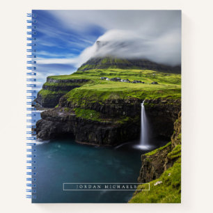 Cuaderno Waterfalls Faroe Islands, Denmark
