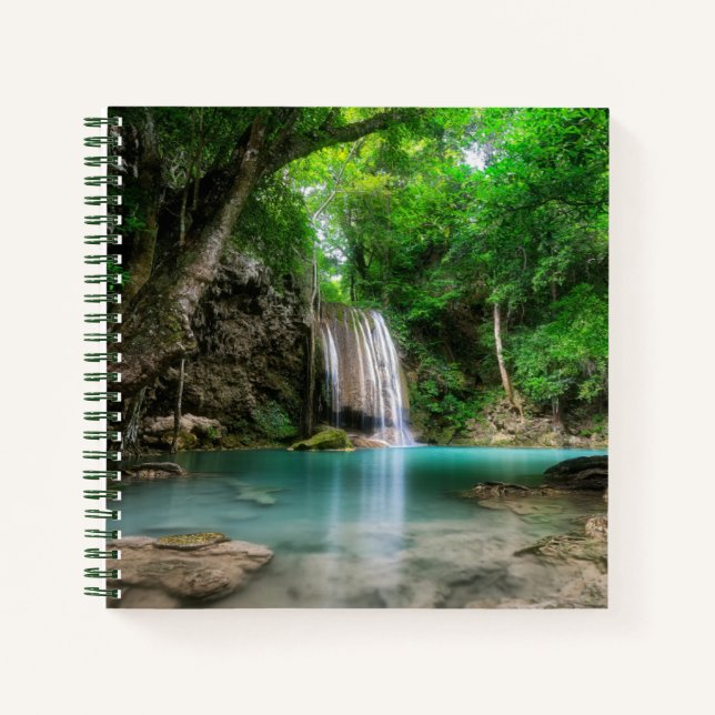Cuaderno Waterfalls | Kanchanaburi, Thailand (Anverso)