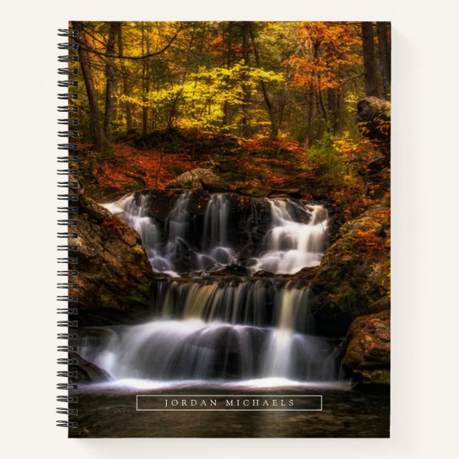 Cuaderno Waterfalls | New England Connecticut (Anverso)