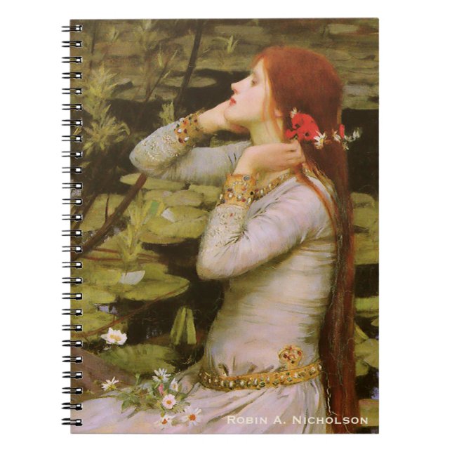 Cuaderno Waterhouse Ofelia personalizada (Frente)
