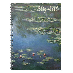 Cuaderno Waterlilies por Claude Monet, Flores de época