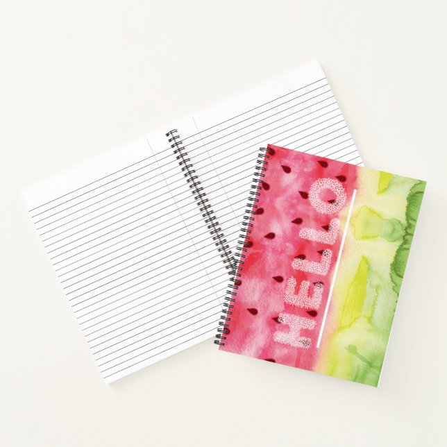 Cuaderno Watermelon Hello Fun Summer design (Interior)