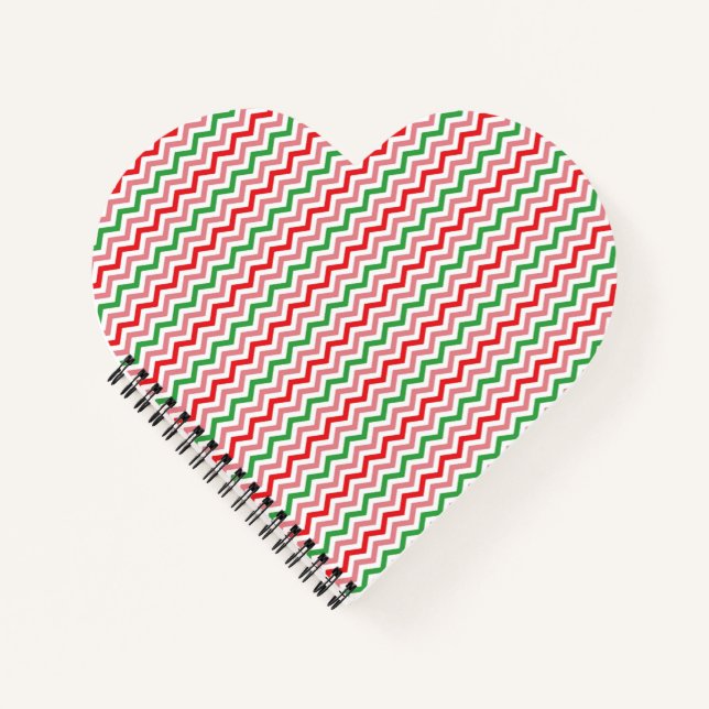 Cuaderno Watermelon Summer Zigzag Stripes Pattern-56209 (Anverso)