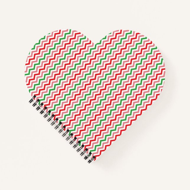Cuaderno Watermelon Summer Zigzag Stripes Pattern-56209 (Anverso)