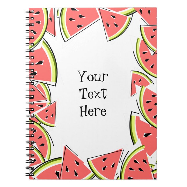 Cuaderno Watermelon Text Centre (Frente)