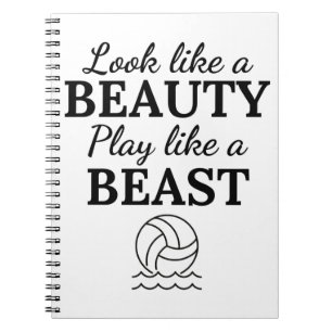 Cuaderno Waterpolo: Parece un juego de belleza como una bes