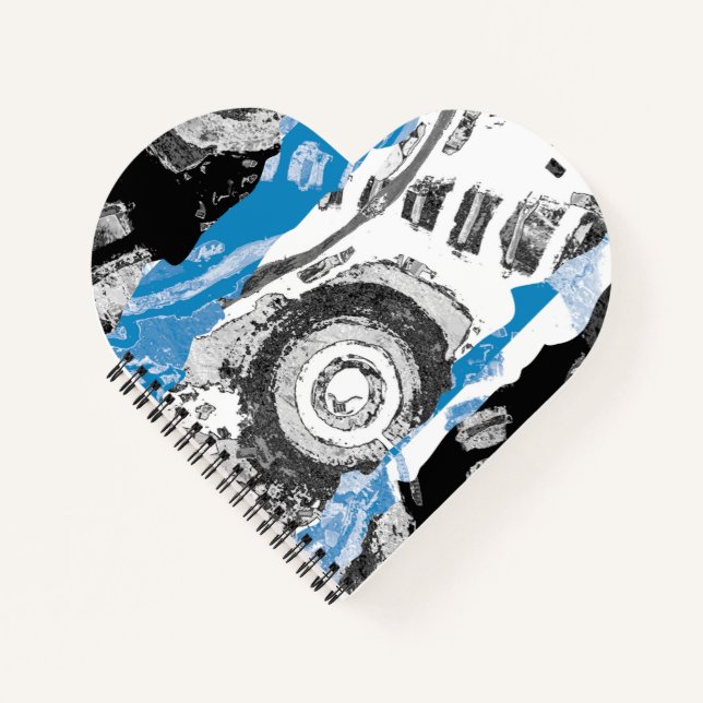 Cuaderno Wave Mechanism – Custom Spiral Notebook 8.5" x 11 (Anverso)