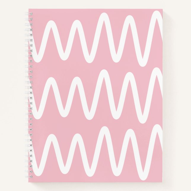 Cuaderno Wave No. 3 - Notebook (Ballet Pink) (Anverso)