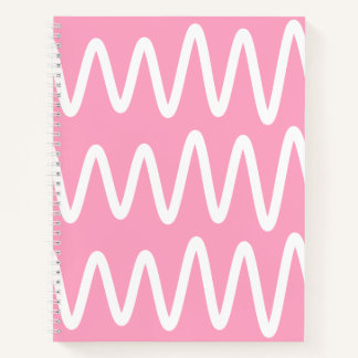 Cuaderno Wave No. 3 - Notebook (Flamingo Pink)