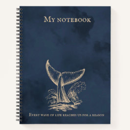 Cuaderno Wave Notebook – Ocean-Inspired Journal for Notes