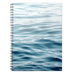 Cuaderno Waved blue water