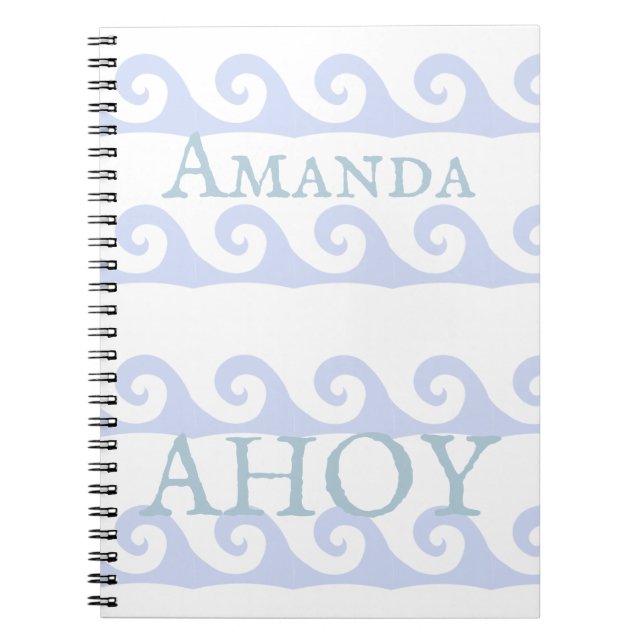 Cuaderno Waves Ahoy Personalizado (Frente)