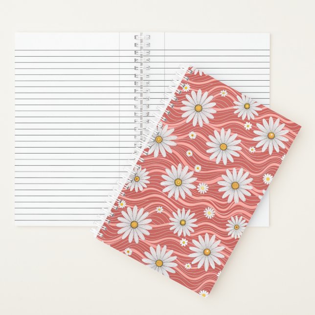 Cuaderno Wavy Pink Daisies (Interior)