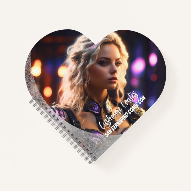 Cuaderno We Love Cosplay | Heart Shaped Spiral Notebook (Anverso)