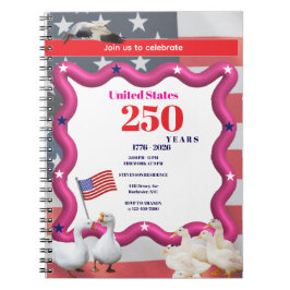 Cuaderno We The Silly Geese 250th Funny Celebration