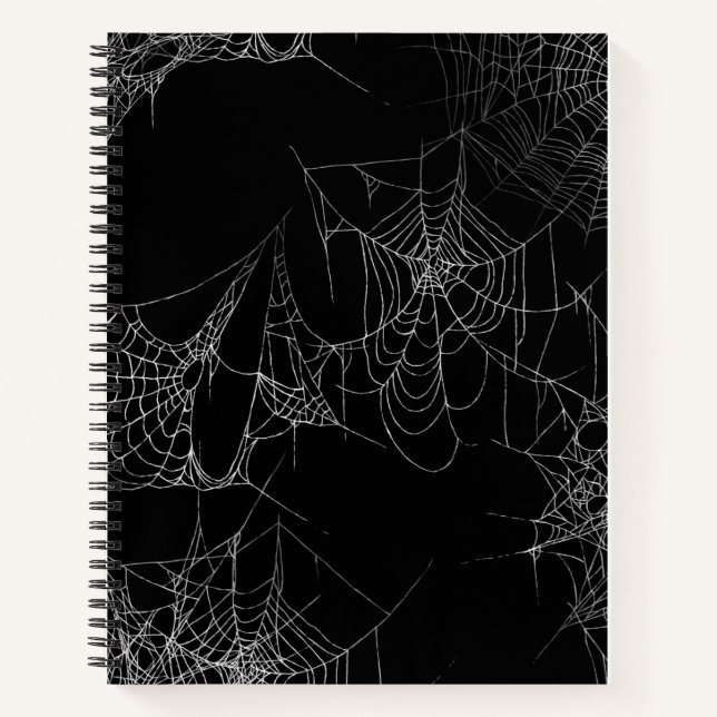 Cuaderno Web Araña de Halloween para portátiles (Anverso)