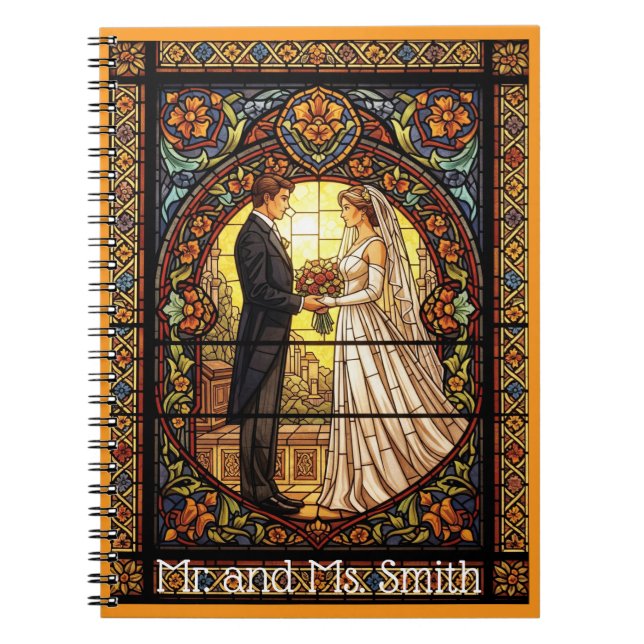 Cuaderno Wedding Design in Traditional Stained Glass (Frente)