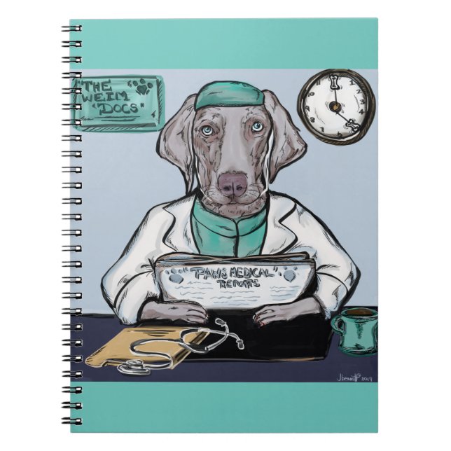 Cuaderno Weimaraner (Frente)