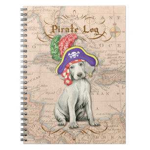 Cuaderno Weimaraner Pirate