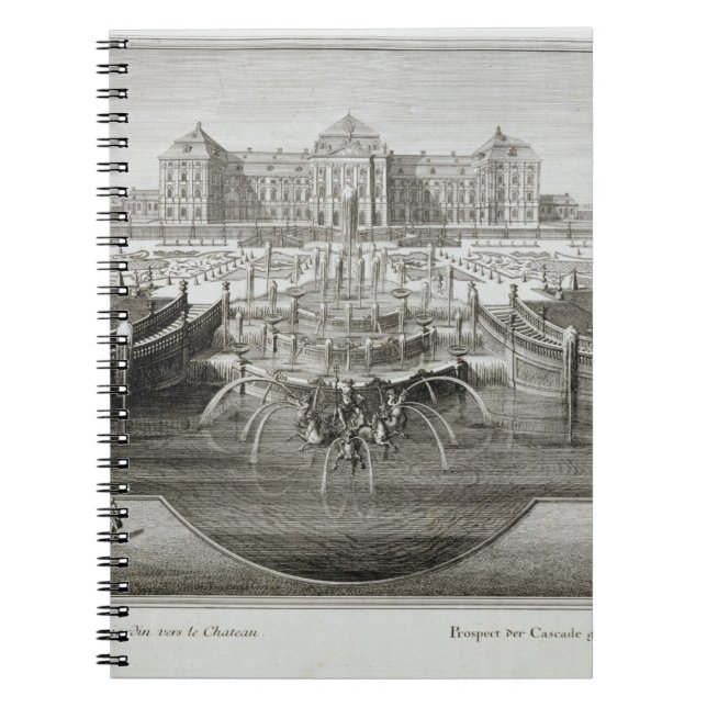 Cuaderno Weissenstein, visión hacia el castillo de la barra (Frente)