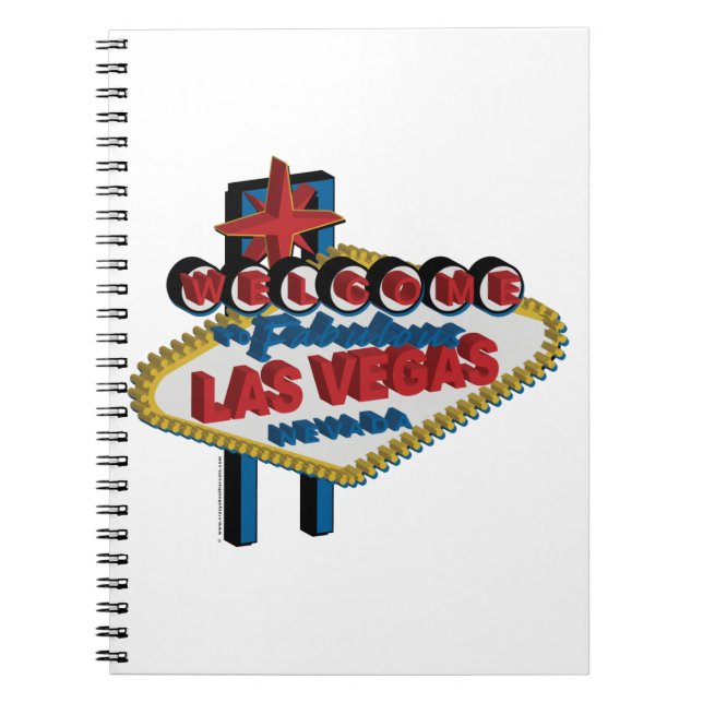 Cuaderno Welcome to Fabulous Las Vegas (Frente)