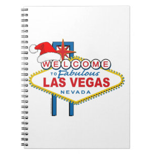 Cuaderno Welcome to Fabulous Las Vegas Christmas