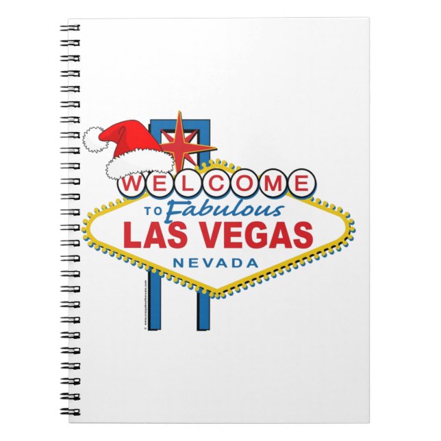 Cuaderno Welcome to Fabulous Las Vegas Christmas (Frente)